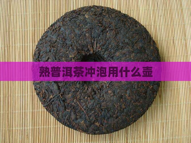 熟普洱茶冲泡用什么壶