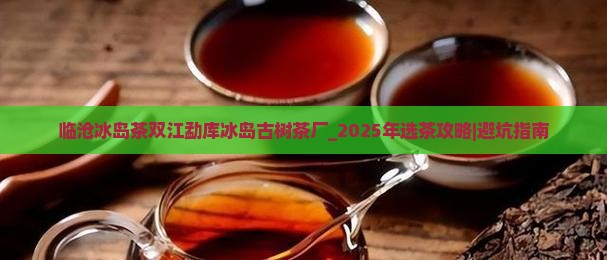临沧冰岛茶双江勐库冰岛古树茶厂