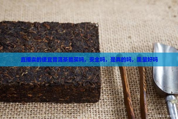 直播卖的便宜普洱茶能买吗