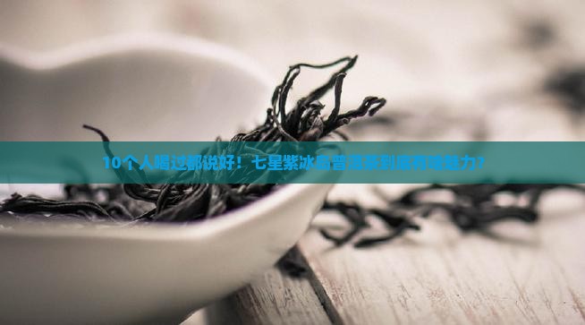10个人喝过都说好！七星紫冰岛普洱茶到底有啥魅力？