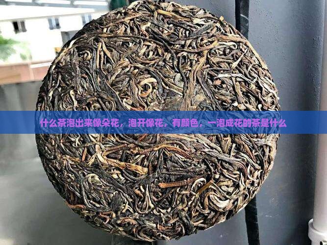 什么茶泡出来像朵花