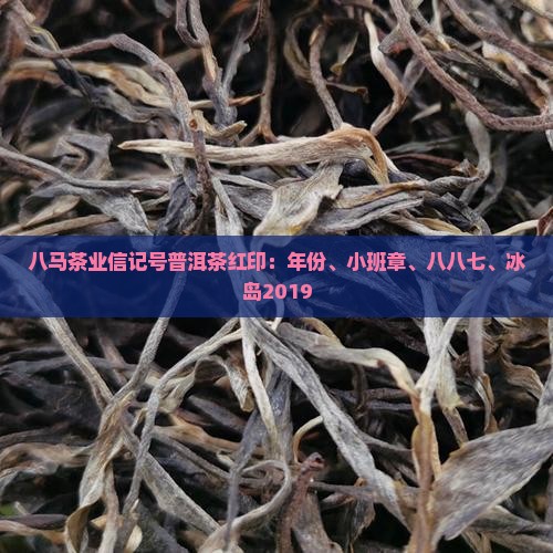八马茶业信记号普洱茶红印