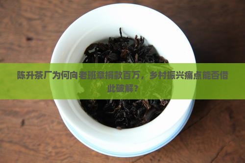 陈升茶厂捐款老班章