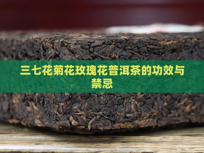 三七花菊花玫瑰花普洱茶 三七花菊花玫瑰花普洱茶