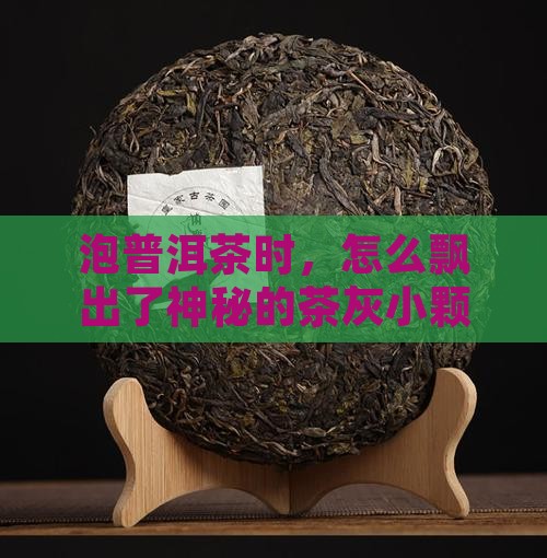普洱茶冲泡后有像灰尘的东西