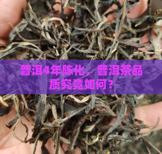 普洱茶4年的好吗