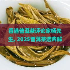 香港普洱茶评论家杨先生