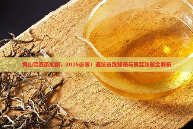 黄山普洱茶代理加盟
