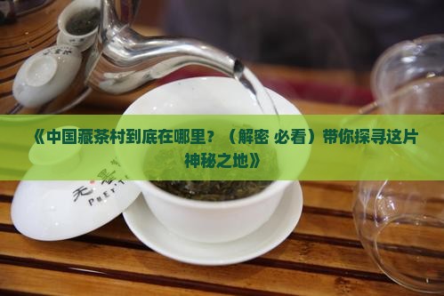 中国藏茶村在哪里