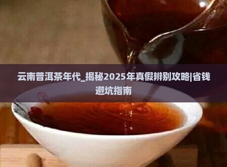 云南普洱茶年代