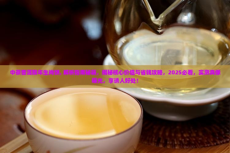 中茶普洱猴年生肖饼