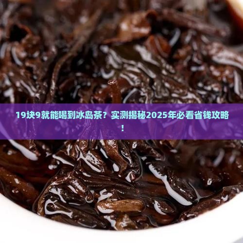 19块9冰岛茶