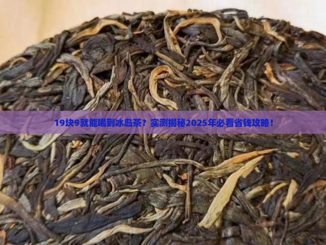 19块9冰岛茶