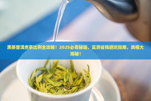 黑茶和普洱茶煮茶比例