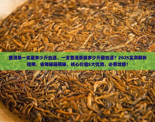 普洱茶一支装多少斤合适