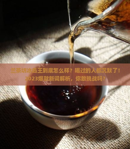 兰茶坊冰岛王怎么样