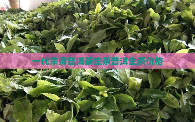 宗师普洱茶生茶