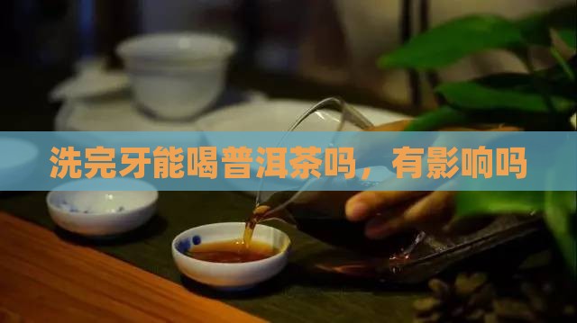 洗完牙能喝普洱茶吗