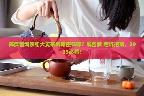 陈皮普洱茶和大麦茶区别
