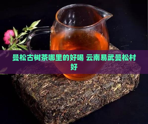 曼松古树茶哪里的好