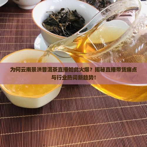 云南景洪普洱茶直播