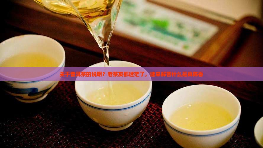 关于普洱茶的说明