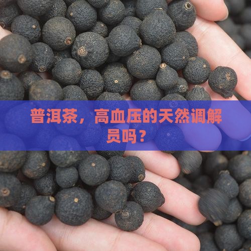 普洱茶可以治血压吗