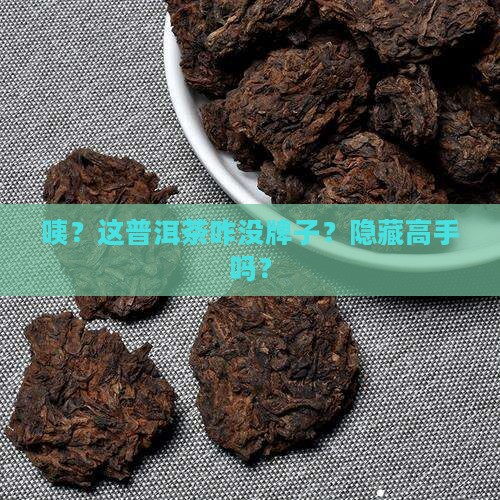 普洱茶包装上没有品牌