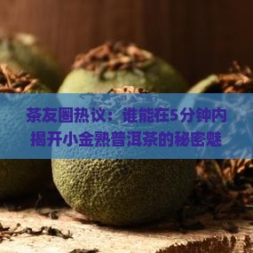 小金熟普洱茶品牌