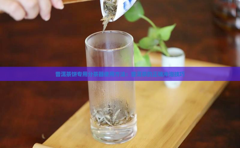新款普洱茶饼分茶器怎么用