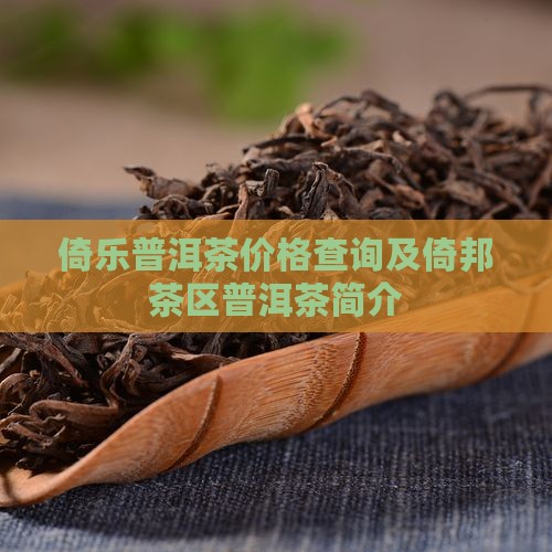 倚乐普洱茶价格