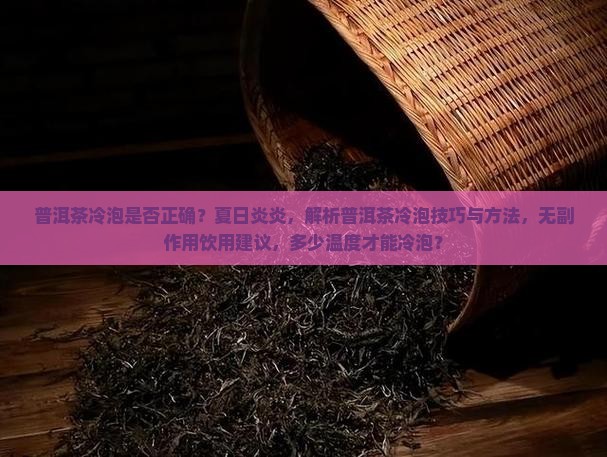 熟普洱茶能冷泡吗吗