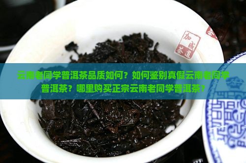 云南老同学普洱茶 云南老同学普洱茶