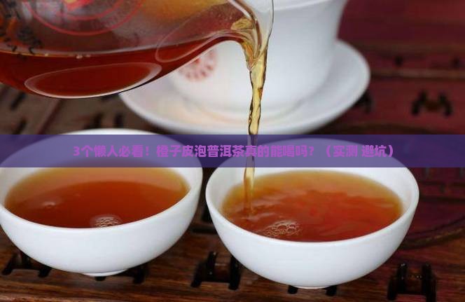 橙子皮泡普洱茶