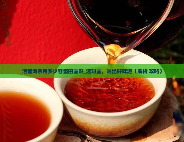 泡普洱茶用多少容量的壶好