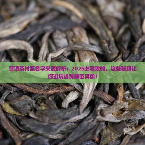普洱茶村寨名字来源
