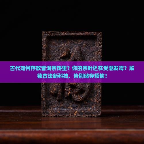 古代如何存放普洱茶饼里