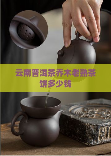 云南普洱茶乔木老熟茶饼