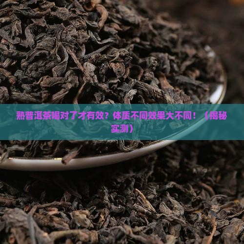 熟普洱茶适合什么体质人喝