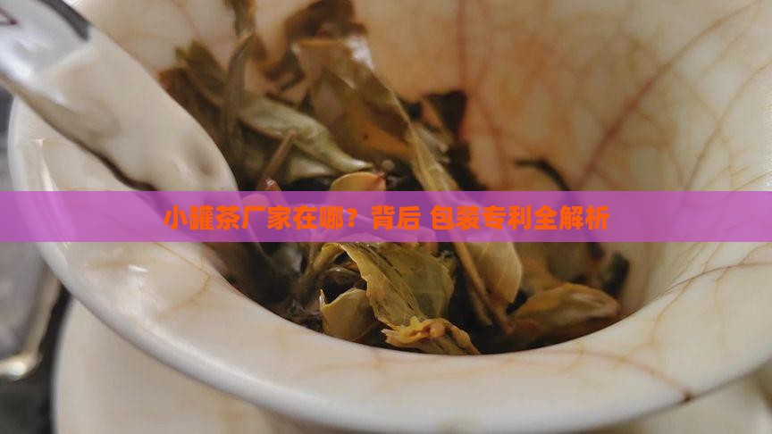 小罐茶厂家在哪小罐茶包装专利