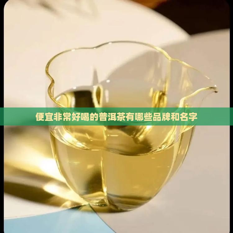 便宜非常好喝的普洱茶有哪些