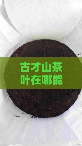 古才山茶叶哪里买