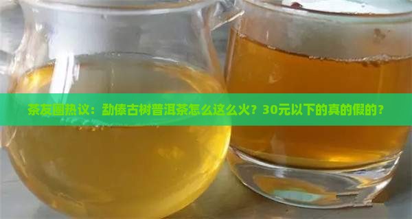 勐傣古树普洱茶价格 勐傣古树普洱茶价格