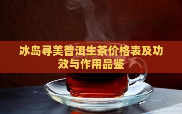 冰岛寻美普洱生茶