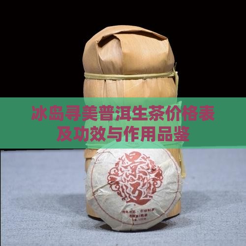冰岛寻美普洱生茶