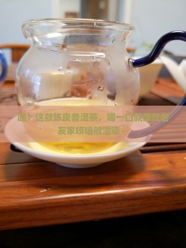 成熟陈皮普洱茶