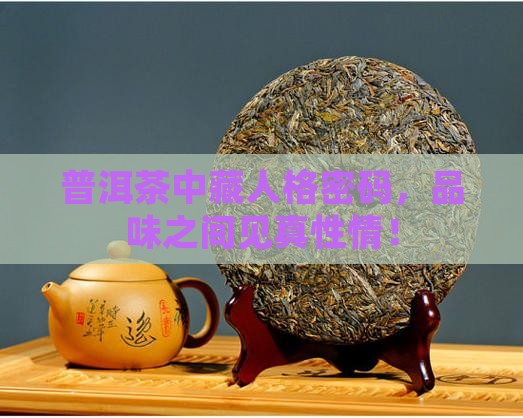 普洱茶寓意人的品格