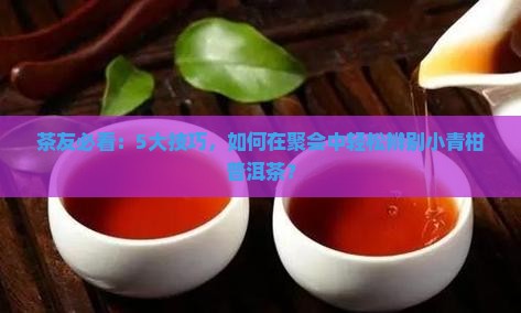 小青柑普洱茶的辨别