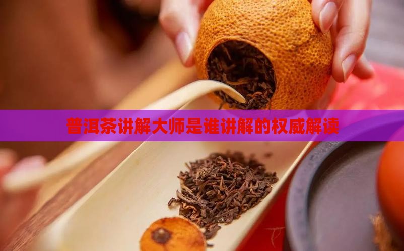 普洱茶讲解大师是谁讲解的