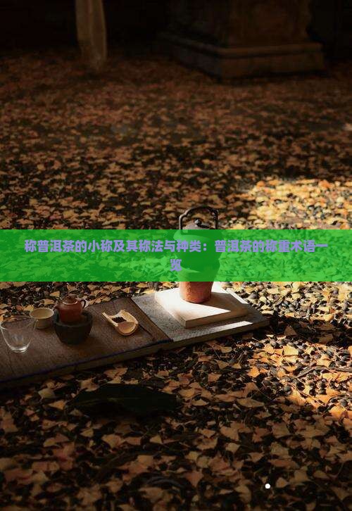 称普洱茶的小称